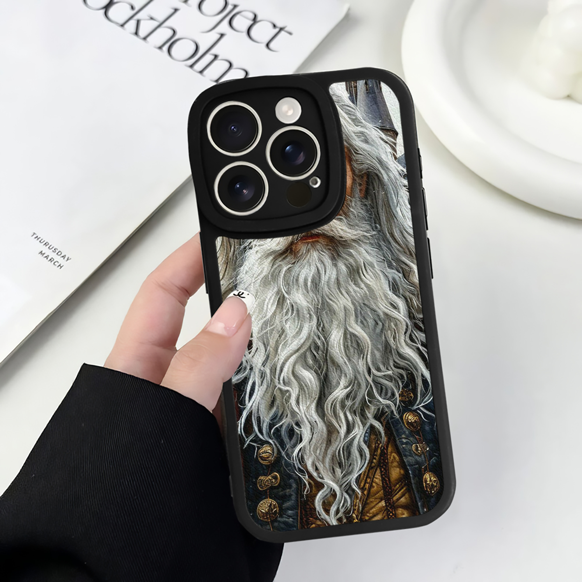 （画像用） Harry Potter ハリー・ポッターシリーズ 【iPhone 16シリーズ対応】シリコンスマホケース（レザー調） 材質：シリコン